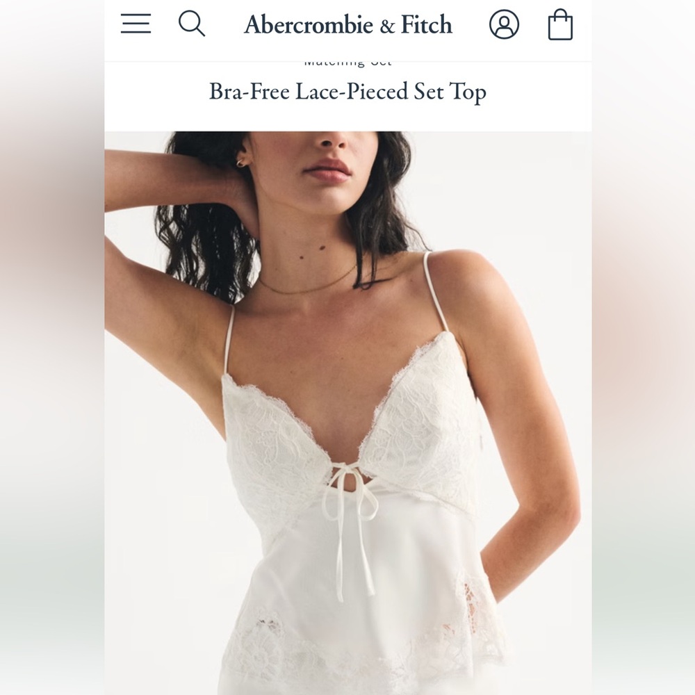 A&F braless tank